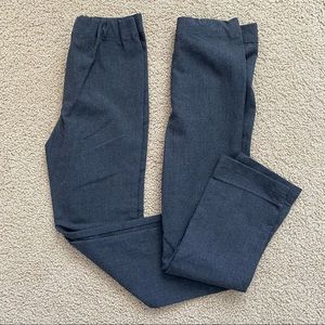 Debenhams Kids Adjustable Waist Grey Pants, 2 Pack. Size 6